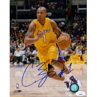 Caron Butler Los Angeles Lakers Signed 8x10 Glossy Photo JSA Authenticated