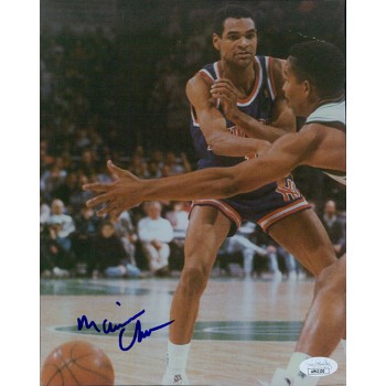 Maurice Cheeks New York Knicks Signed 8x10 Glossy Photo JSA Authenticated