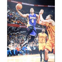 Jordan Clarkson Los Angeles Lakers Signed 11x14 Matte Photo JSA Authenticated