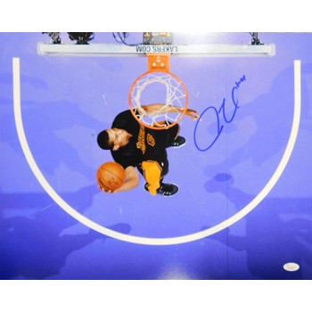 Jordan Clarkson Los Angeles Lakers Signed 16x20 Matte Photo JSA Authenticated