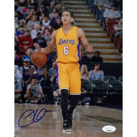Jordan Clarkson Los Angeles Lakers Signed 8x10 Matte Photo JSA Authenticated