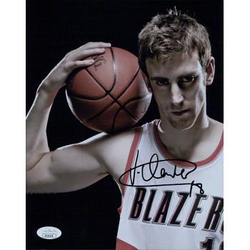 Victor Claver Portland Trail Blazers Signed 8x10 Glossy Photo JSA Authenticated