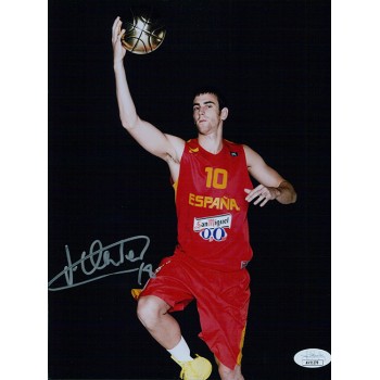 Victor Claver Portland Trail Blazers Signed 8x10 Glossy Photo JSA Authenticated