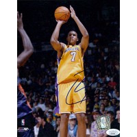 Brian Cook Los Angeles Lakers Signed 8x10 Glossy Photo JSA Authenticated