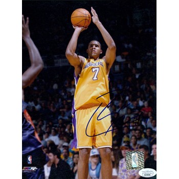 Brian Cook Los Angeles Lakers Signed 8x10 Glossy Photo JSA Authenticated