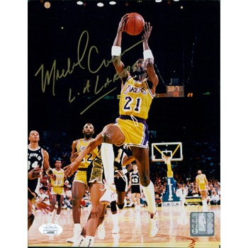 Michael Cooper Los Angeles Lakers Signed 8x10 Glossy Photo JSA Authenticated