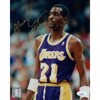 Michael Cooper Los Angeles Lakers Signed 8x10 Glossy Photo JSA Authenticated