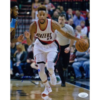 Allen Crabbe Portland Trail Blazers Signed 8x10 Matte Photo JSA Authenticated