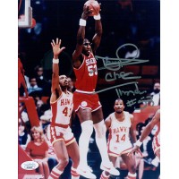 Darryl Dawkins Philadelphia 76ers Signed 8x10 Glossy Photo JSA Authenticated DMG
