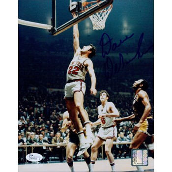 Dave DeBusscher New York Knicks Signed 8x10 Glossy Photo JSA Authenticated