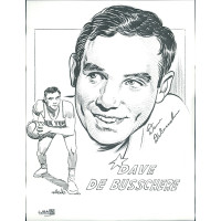 Dave DeBusschere New York Knicks Signed 8.5x11 Litho Photo JSA Authenticated