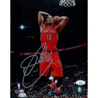 DeMar DeRozan Toronto Raptors Signed 8x10 Matte Photo JSA Authenticated