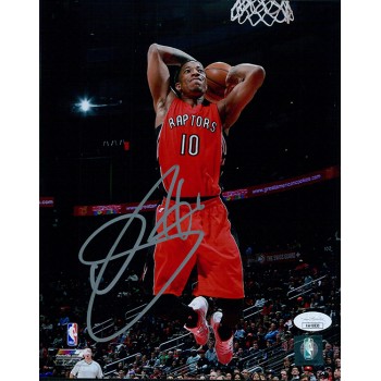 DeMar DeRozan Toronto Raptors Signed 8x10 Matte Photo JSA Authenticated