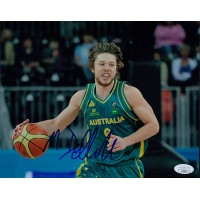 Matthew Dellavedova Australia Signed 8x10 Matte Photo JSA Authenticated