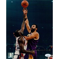 Vlade Divac Los Angeles Lakers Signed 8x10 Glossy Photo JSA Authenticated