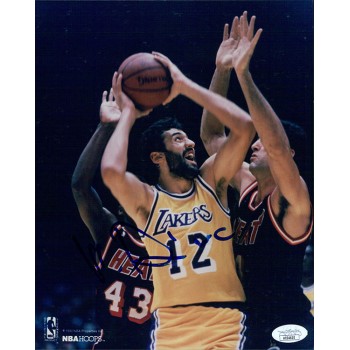 Vlade Divac Los Angeles Lakers Signed 8x10 Glossy Photo JSA Authenticated