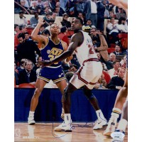 Blue Edwards Utah Jazz Signed 8x10 Glossy Photo JSA Authenticated