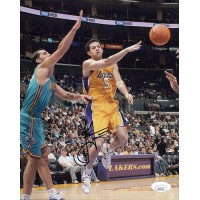 Jordan Farmar Los Angeles Lakers Signed 8x10 Matte Photo JSA Authenticated