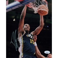 Derrick Favors Utah Jazz Signed 8x10 Matte Photo JSA Authenticated