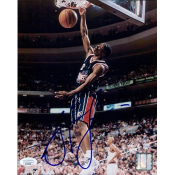 Steve Francis Houston Rockets Signed 8x10 Glossy Photo JSA Authenticated