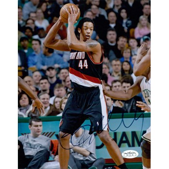 Channing Frye Portland Trail Blazers Signed 8x10 Matte Photo JSA Authenticated