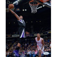 Rudy Gay Sacramento Kings Signed 8x10 Glossy Photo JSA Authenticated