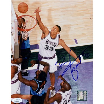 Brian Grant Sacramento Kings Signed 8x10 Glossy Photo JSA Authenticated