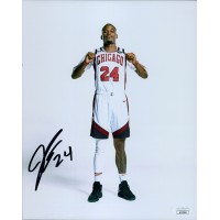 Javonte Green Chicago Bulls Signed 8x10 Glossy Photo JSA Authenticated