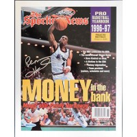Penny Hardaway Signed The Sporting News 9.25x12 Photo Upper Deck Authenticated