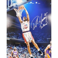 Robert Horry Houston Rockets Signed 16x20 Matte Photo PSA Authenticated