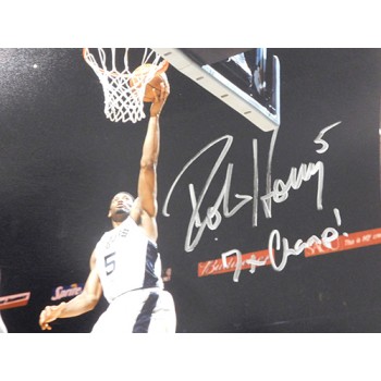Robert Horry San Antonio Spurs Signed 16x20 Matte Photo PSA Authenticated