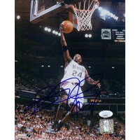 Bobby Jackson Sacramento Kings Signed 8x10 Glossy Photo JSA Authenticated