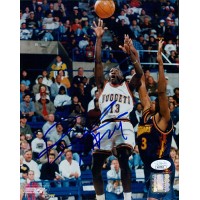 Bobby Jackson Denver Nuggets Signed 8x10 Glossy Photo JSA Authenticated