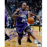 Bobby Jackson Sacramento Kings Signed 8x10 Glossy Photo JSA Authenticated