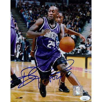 Bobby Jackson Sacramento Kings Signed 8x10 Glossy Photo JSA Authenticated