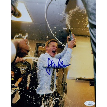 Steve Kerr Golden State Warriors Signed 8x10 Matte Photo JSA Authenticated