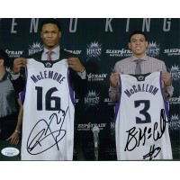 Sacramento Kings Ben Mclemore And Ray McCallum Signed 8x10 Glossy Photo JSA Auth