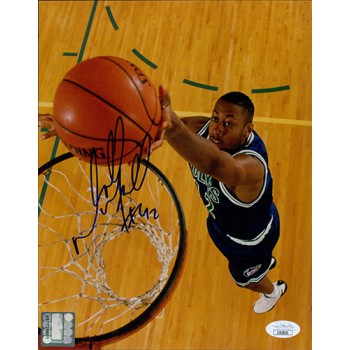 Donyell Marshall Minnesota Timberwolves Signed 8x10 Photo JSA Authenticated