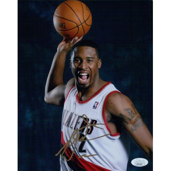 Wesley Matthews Portland Trail Blazers Signed 8x10 Glossy Photo JSA Authentic