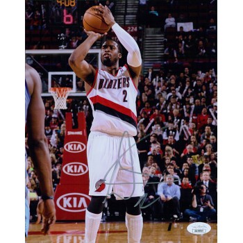 Wesley Matthews Portland Trail Blazers Signed 8x10 Matte Photo JSA Authenticated