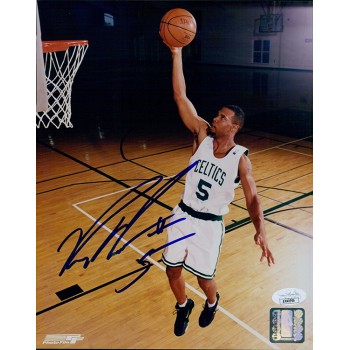 Ron Mercer Boston Celtics Signed 8x10 Glossy Photo JSA Authenticated