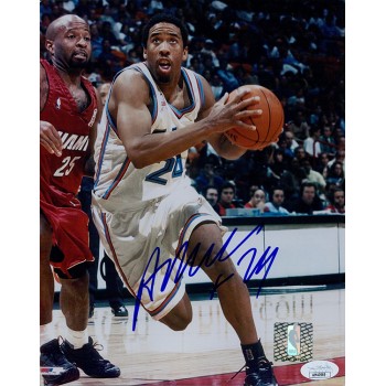 Andre Miller Cleveland Cavaliers Signed 8x10 Glossy Photo JSA Authenticated