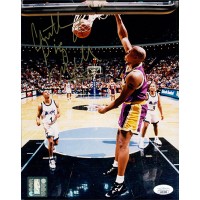 Anthony Pig Miller Los Angeles Lakers Signed 8x10 Glossy Photo JSA Authenticated
