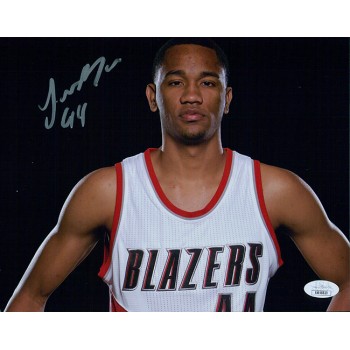 Luis Montero Portland Trail Blazers Signed 8x10 Glossy Photo JSA Authenticated