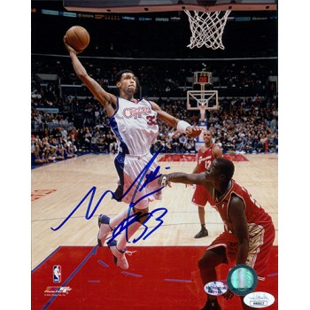 Mikki Moore Los Angeles Clippers Signed 8x10 Glossy Photo JSA Authenticated