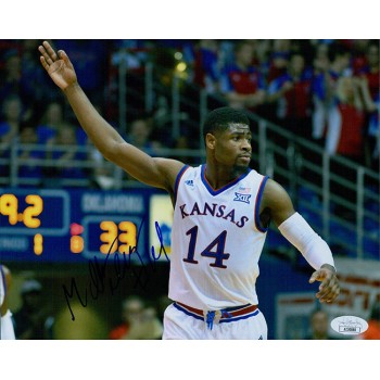 Malik Newman Kansas Jayhawks Signed 8x10 Glossy Photo JSA Authenticated