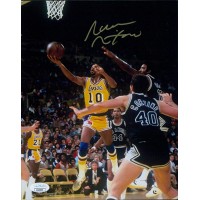 Norm Nixon Los Angeles Lakers Signed 8x10 Matte Photo JSA Authenticated