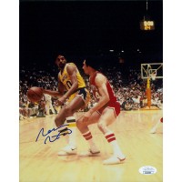 Norm Nixon Los Angeles Lakers Signed 8x10 Matte Photo JSA Authenticated