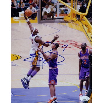 Lamar Odom Los Angeles Lakers Signed 8x10 Matte Photo JSA Authenticated