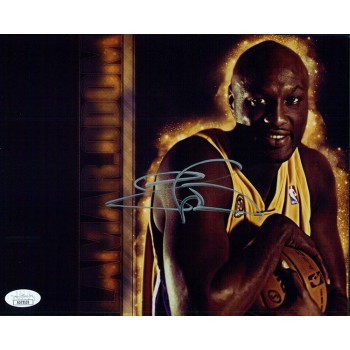 Lamar Odom Los Angeles Lakers Signed 8x10 Glossy Photo JSA Authenticated